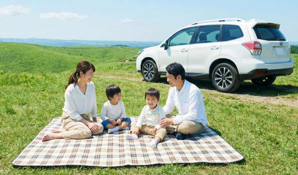 熊本 レンタカー 家族旅行 安心の保険補償 ファミリーカー